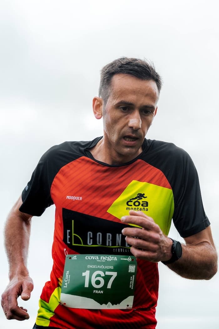 Fran Díaz Llera en La Corta del Cueva Negra Trail Fest. Fotografía de Carlos Carreño