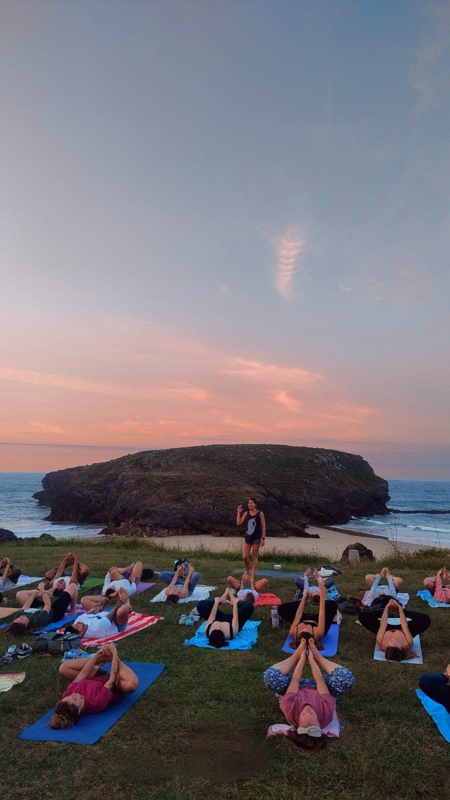 Yoga en la playa